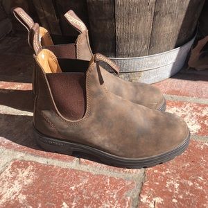 Blundstone CLASSICS 550 CHELSEA BOOTS - RUSTIC BROWN #585